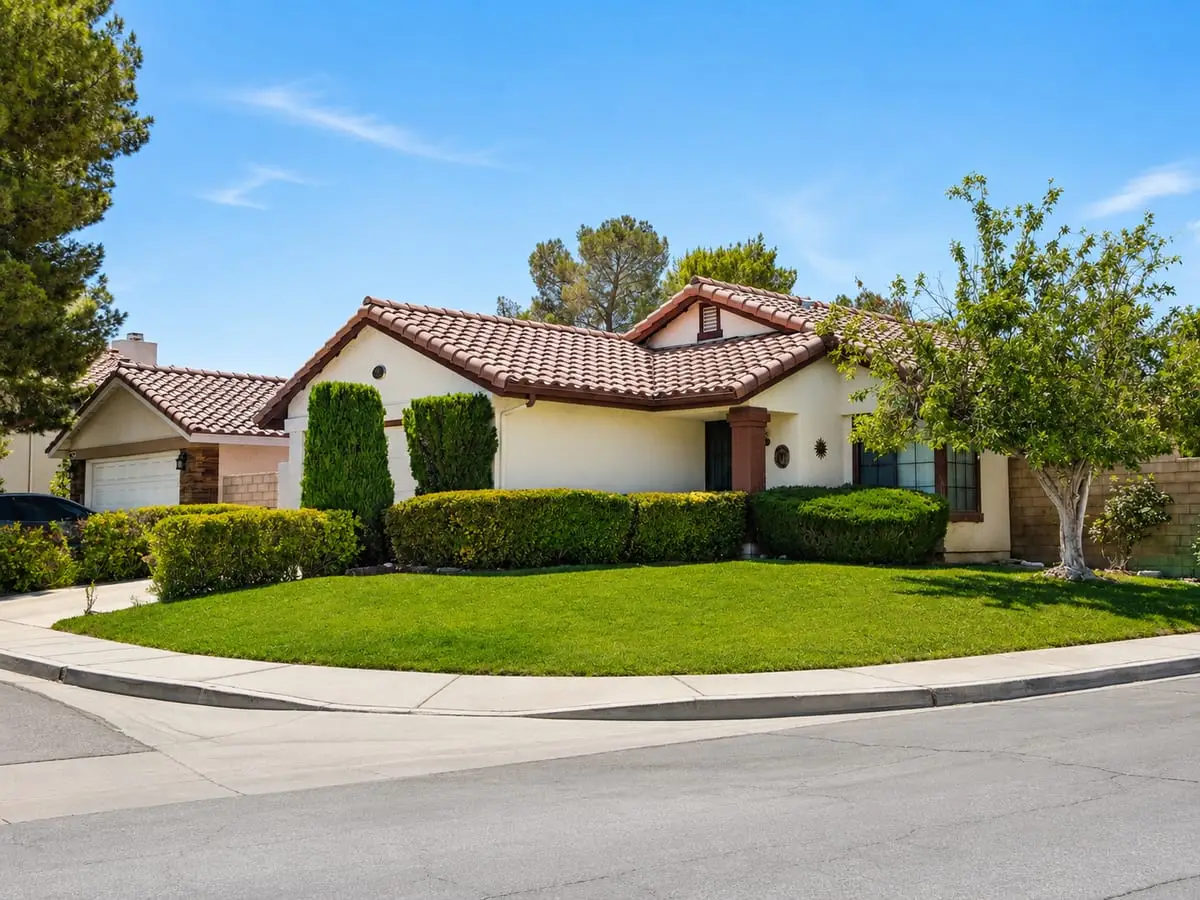 A residential street in Spring Valley, Nevada